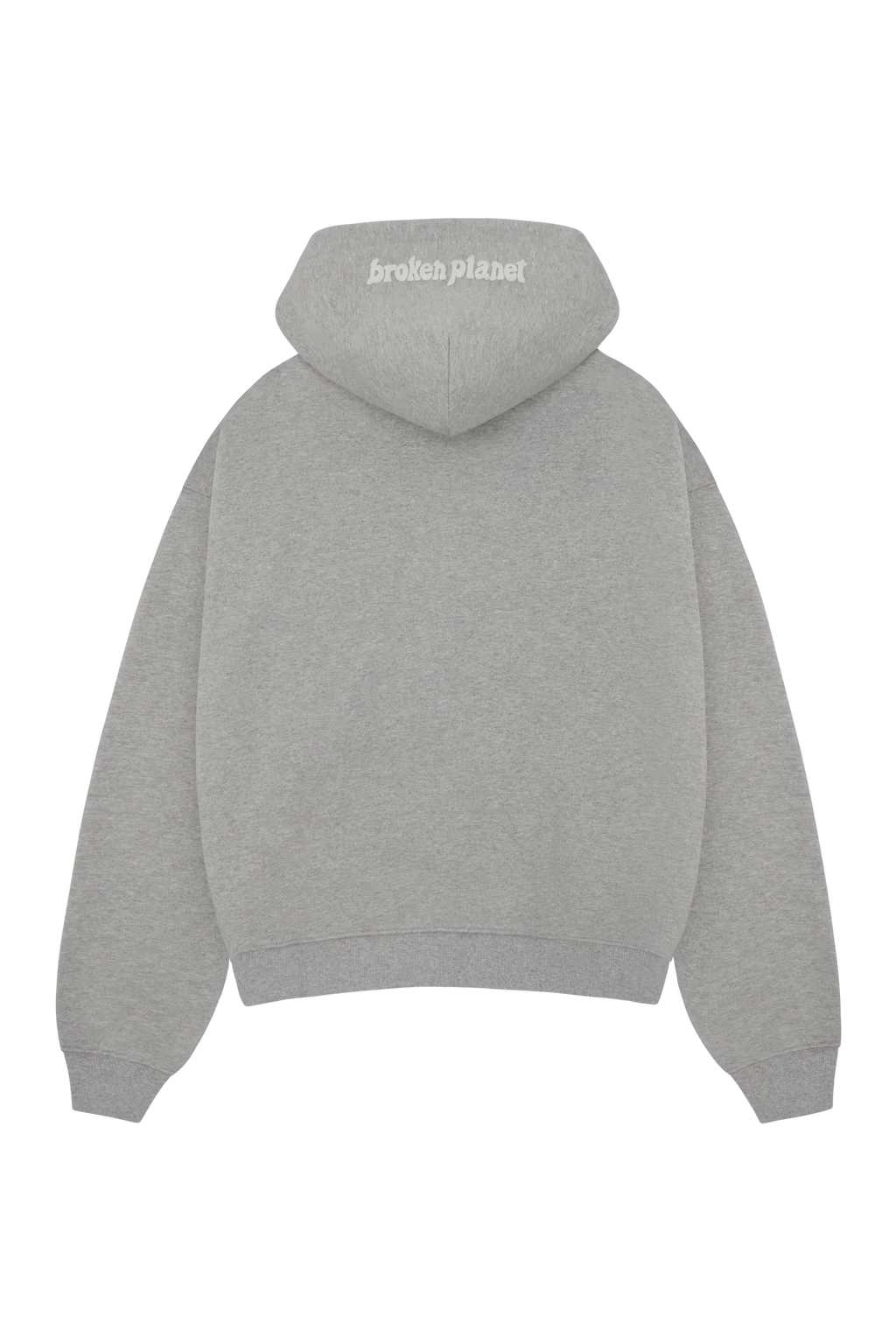 Broken Planet Market Heather Grey Zip Up Hoodie
