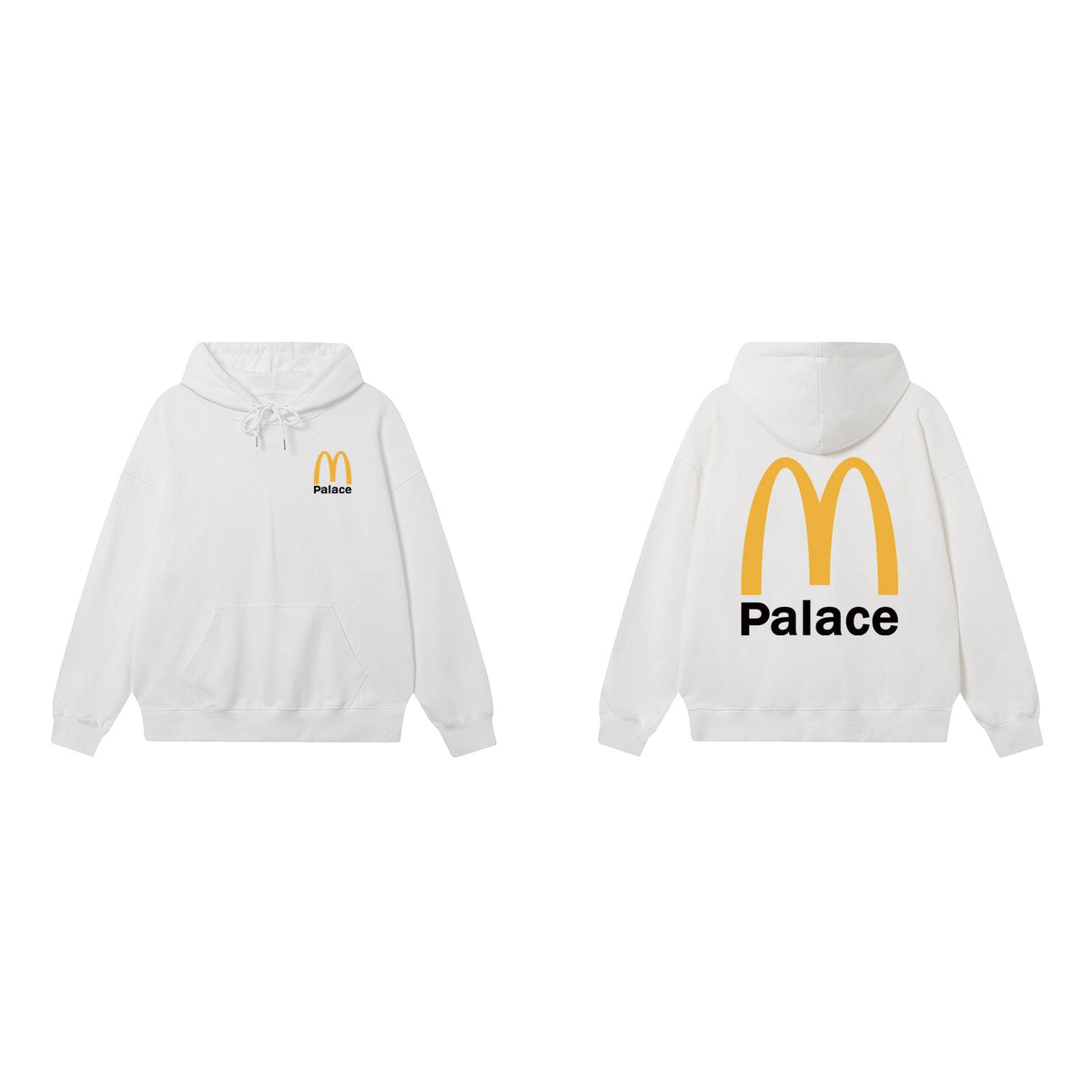 Palace White Golden Arches Graphic Hoodie