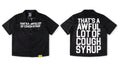That's A Awful Lot Of Cough Syrup Classic Bold Button-Down Shirt - Black