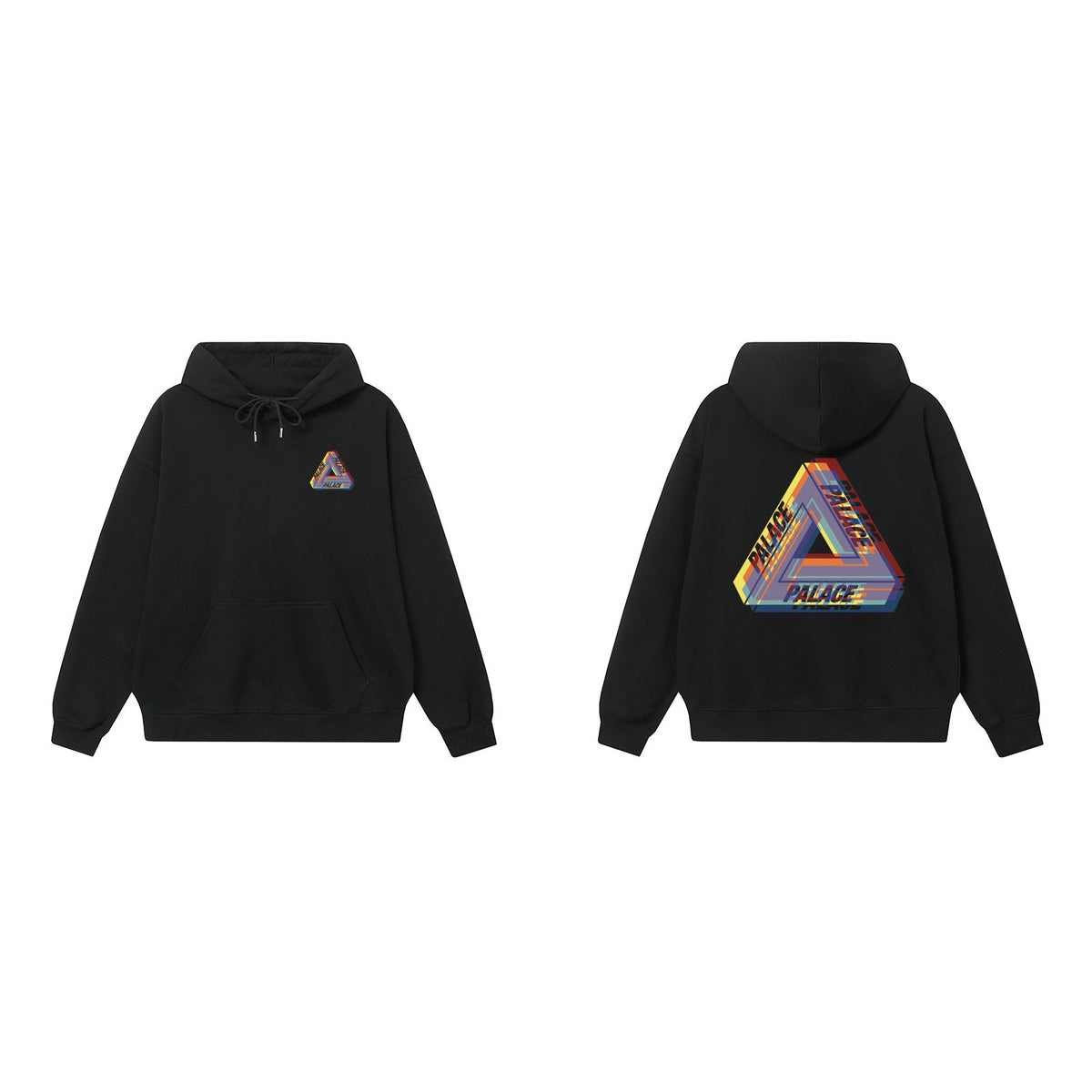 Palace Black Multi-Dimensional Tri-Ferg Hoodie