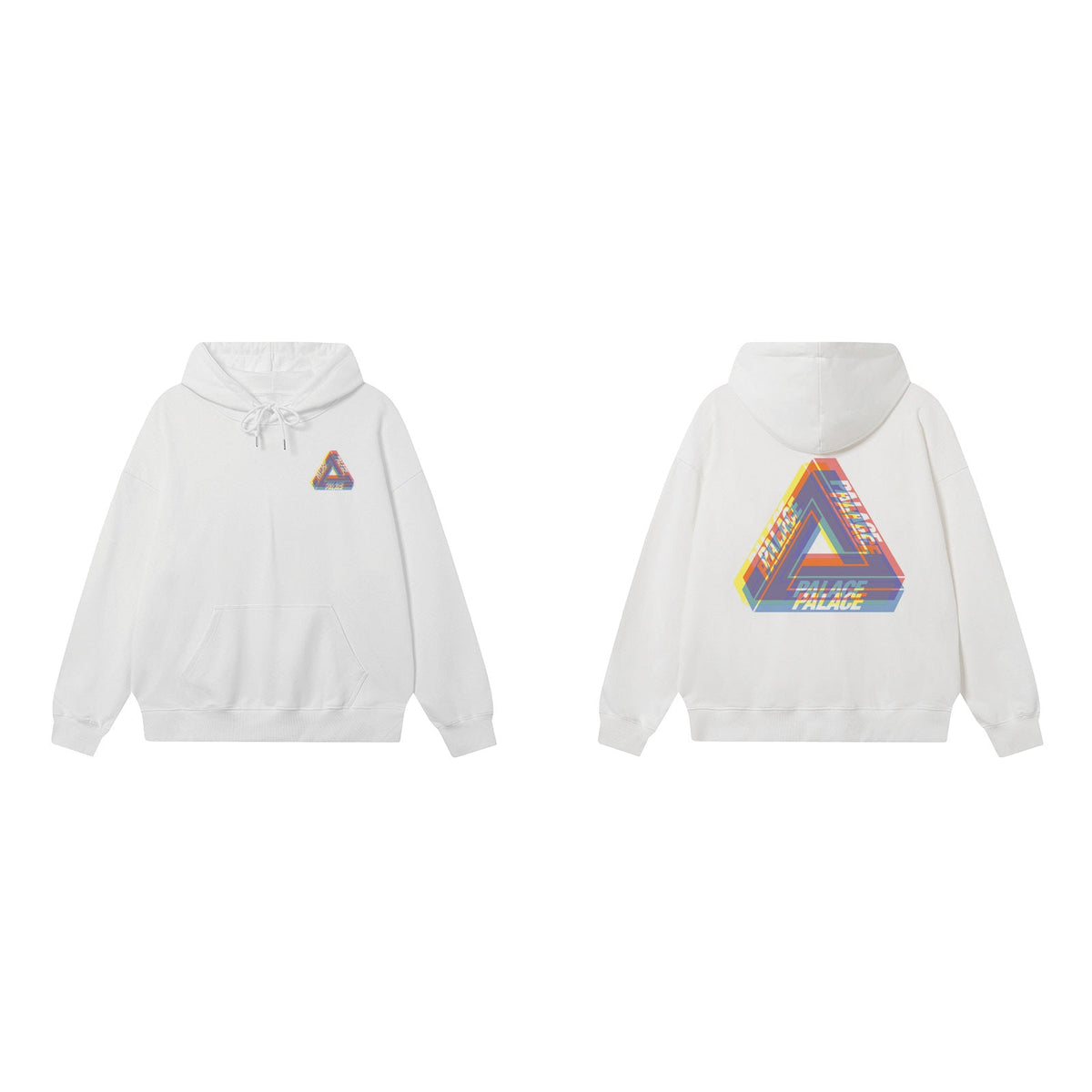 Palace White Multi-Dimensional Tri-Ferg Hoodie